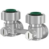 Simplex F10016 Exclusiv Bahnblock, Silber/grün