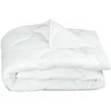 ZOLLNER Bettdecke Polyester, atmungsaktive Füllung 135x200 cm, Oeko-Tex® Standard 100, Schlaftextilien, Bettdecken