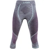 Uyn Ambityon 3/4 Baselayer-hose - Black Melange / Pink Aqua - XS