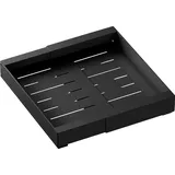 OKWISH 30-46cm Küchenschublade, Schubladen, TeleskopSchublade, Ablagen Schrankauszug,Teleskopschublade, ausziehbare Schublade, kein Bohren und Nägel - Schwarz