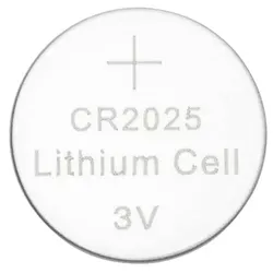 Knopfzellen-Batterie CR2025, 4 Stück, silber