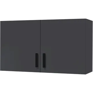 kochstation Hängeschrank »KS-Toronto, Breite 100 cm«, schwarz