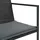 vidaXL Polyrattan Garten-Set 44443 5-tlg. schwarz mit Auflagen
