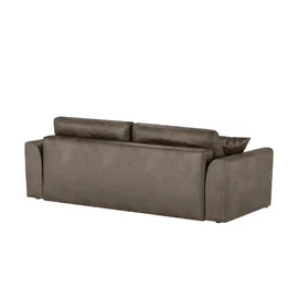Uno Schlafsofa Mikrofaser 2-Sitzer Braun