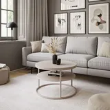 lookway CIRI Beige Holz 60 x 60 x 42 cm