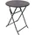 Mobili Rebecca Klapptisch Ø 60 x 74 cm Grau/Schwarz