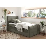 Froschkönig24 Boxspringbett - stone - H2 - 120x200 cm