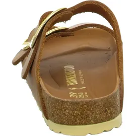 Birkenstock Arizona Big Buckle Nubukleder geölt schmal cognac 39