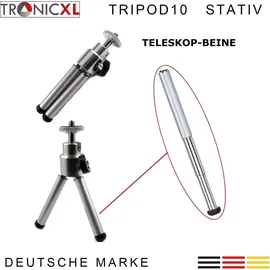 TronicXL Tripod 10W Stativ für Kamera Webcam zb Logitech C920 Brio 4K C925e C922x C922 C930e C930 C615 Web Ersatzteil Zubehör Homeoffice Video AUKEY Microsoft LifeCam Studio Ständer