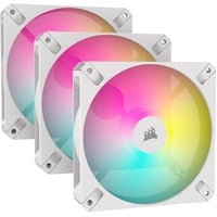 Corsair iCUE AR120 RGB Digital 120mm ARGB-Kompatibler Lüfter Dreierpack - Weiß