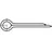TOOLCRAFT Splinte 20 mm Stahl galvanisch verzinkt 500 Stück