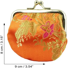 Freak Scene Kleiner Clip Geldbeutel unisex orange