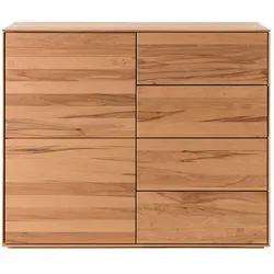Wäschekommode aus Kernbuche Massivholz Soft Close Funktion