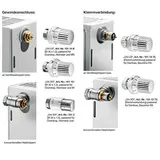 OVENTROP Thermostat Uni XH Heizkörperthermostat 7-28 GradC mit Nullstellung