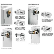 OVENTROP Thermostat Uni XH Heizkörperthermostat 7-28 GradC mit Nullstellung