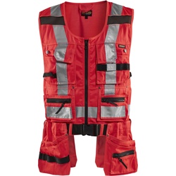 Blakläder® High Vis Werkzeug Weste High Vis 3032 1804 in idv. Farben - high vis rot - 2XL