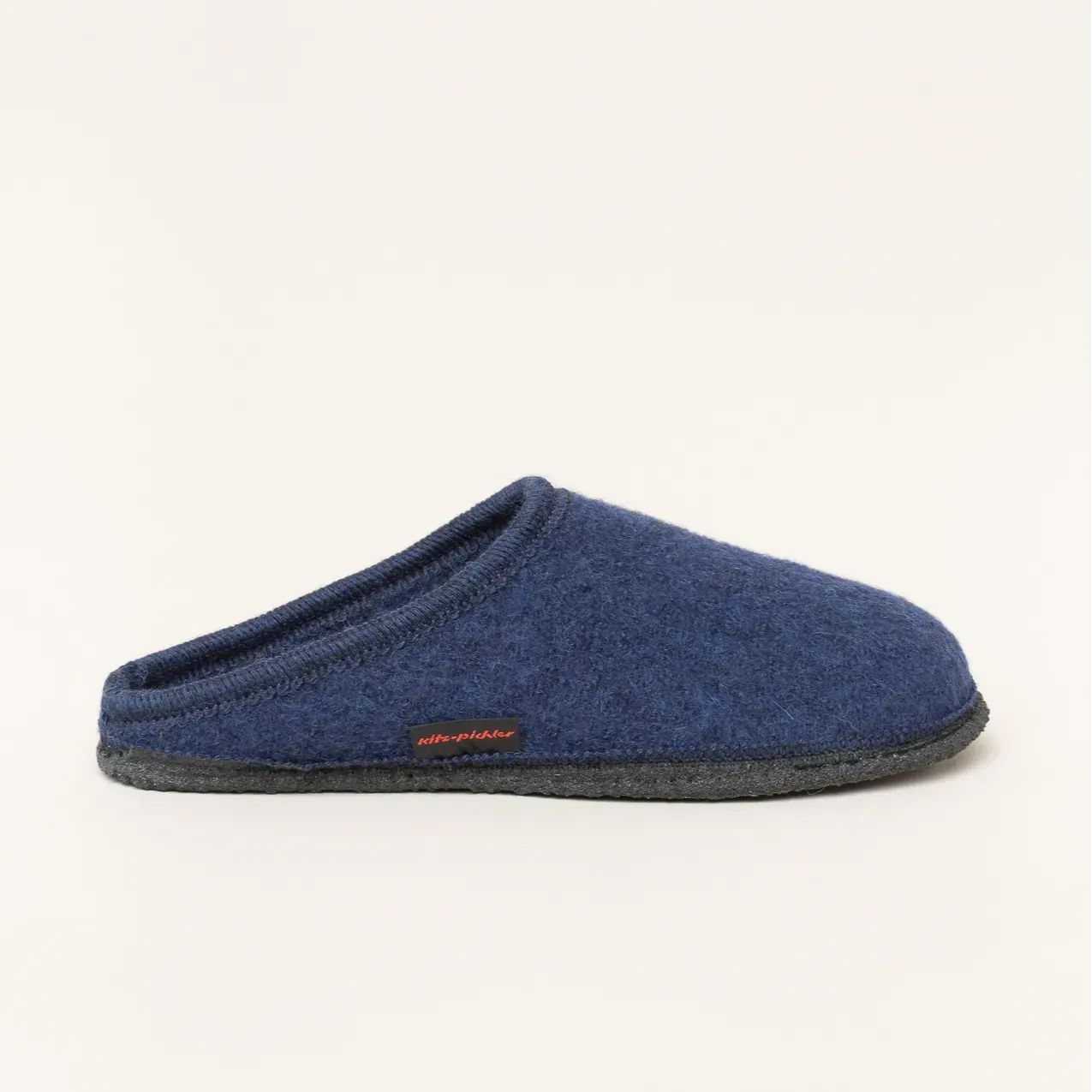 Kitz-Pichler LM Grainau | Damen Filz-Hausschuh | Farbe Ink Blue Mele | Pantoffel in Größe 36 - Ink Blue Mele - 36