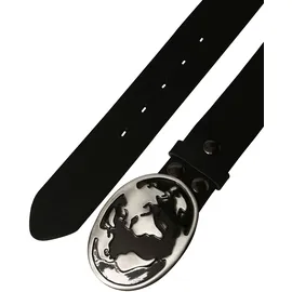 rettungsring gürtel Koppelgürtel Leder schwarz 105