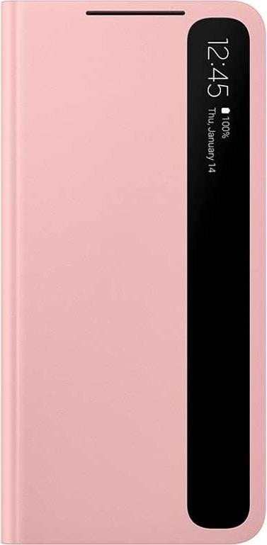 Samsung Smart Clear View Cover EF-ZG996 (Galaxy S21+), Smartphone Hülle, Pink