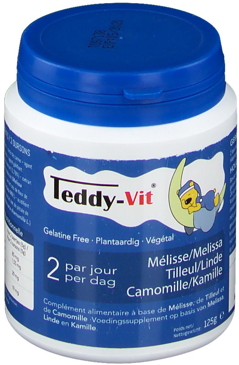 Teddy-Vit® Mélisse Tilleul Camomille 50 pc(s) Gummies