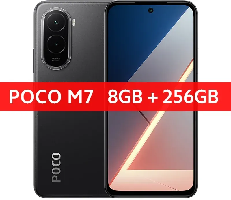 【Weltpremiere】POCO M7 Global Version Smartphone Snapdragon 685 7000 mAh Akku Immersive 6,9