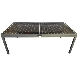 Jet-Line Gartentisch 218 x 110 x 78 cm Schwarz