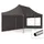 TOOLPORT Faltpavillon 3 x 6 m inkl. 2 Seitenteile Dunkelgrau