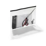 Durable Gleitverschlussbeutel A4 transparent/schwarz 5 St.