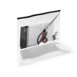 Durable Gleitverschlussbeutel A4 transparent/schwarz 5 St.