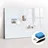 Tulup Magnettafel 100 x 70 cm Weiß