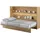 meblini Schrankbett Bed Concept - Wandbett mit Lattenrost - Klappbett mit Schrank - Wandklappbett - Murphy Bed - Bettschrank - BC-05-120x200cm Horizontal - Artisan Eiche