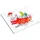 Tulup GLASPLATTE 60x52 cm Buntes Krokodil