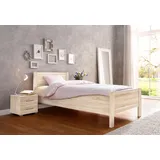 priess Bett »Husum Schlafzimmer Jugendzimmer Rahmenbett«, mit Komforthöhe verschiedene Ausführungen hochwertige Premium Qualität, braun