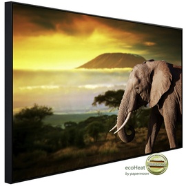 Papermoon Infrarotheizung Elefant von Kilimanjaro«, Matt-Effekt - bunt