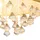 GLOBO Kristall Deckenleuchte 1 x rund gold