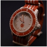 Swatch Automatikuhr Swatch X Blancpain Arctic Ocean Automatikuhr Bioceramic Scuba