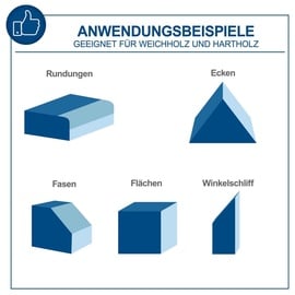 SCHEPPACH Band- und Tellerschleifer BTS900 150mm Weiterentwicklung BTS800 18tlg.