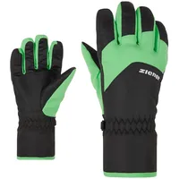 Ziener Skihandschuhe "LANDO", Kinder, Gr. 3,5, schwarz (schwarz.pale grün),