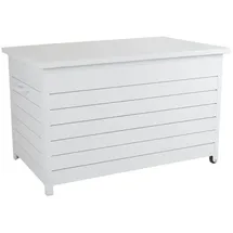 Brafab Gartentruhe Gäster Small von Brafab aus Aluminium, modern, weiß, mit Rädern und Gasdruckfeder