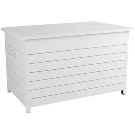 Brafab Gartentruhe Gäster Small von Brafab aus Aluminium, modern, weiß, mit Rädern und Gasdruckfeder