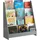 SoBuy Kinderregal KMB32 80 x 88 x 30 cm Kiefer grau lackiert