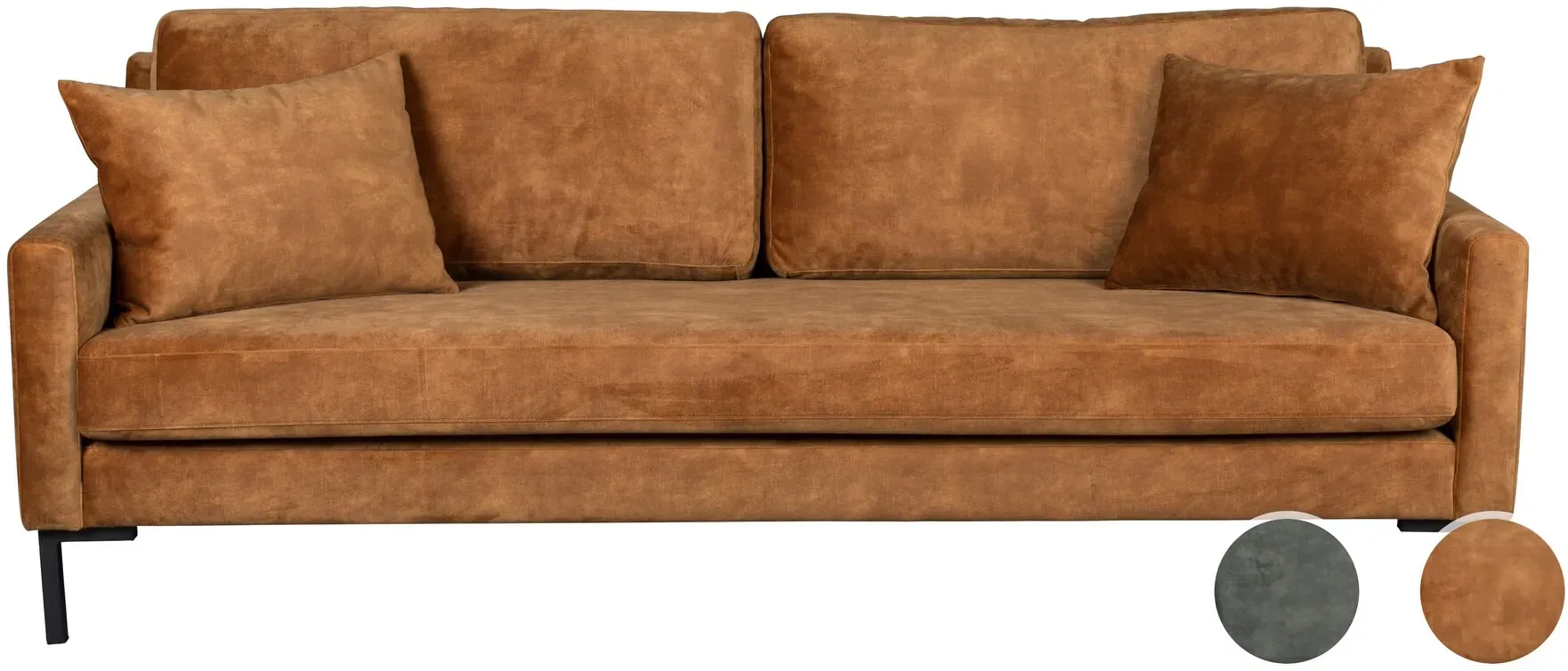 Dutchbone »Houda« 3-Sitzer Sofa grün