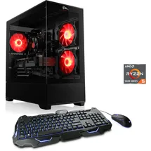 CSL AeroVision V24352 Desktop-PC AMD Ryzen 5 5500 4,0 GHz 16 GB RAM 500 GB SSD GeForce RTX 3050 Windows 11 Home