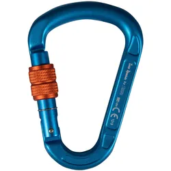 Tree Runner Karabiner HMS Evo Screw, blau-orange