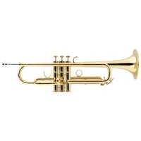 Lechgold TR-18LW Bb-Trompete Lightweight lackiert - Klarlackierte Trompete in Bb - Aus Messing - Schallbecher-Ø: 124 mm - Edelstahl-Ventile - ML-Bohrung: 11,68 mm - Inkl. Leichtkoffer