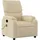 vidaXL Massagesessel 50 x 99 x 50 cm Creme mit Fernbedienung
