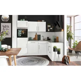 WIHO KÜCHEN Winkelküche Cali L-Form 230 x 170 cm weiß