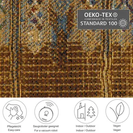 Gino Falcone Outdoor-Africa 38 Outdoor-Teppich 300 x 400 cm Gold