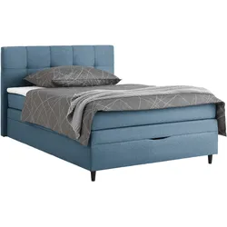 Boxspringbett Miami in Dunkelblau ca. 120x200cm