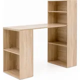 FineBuy Schreibtisch Sonoma Grau